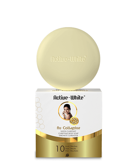 Savon clarifiant ACTIVE-WHITE au collagène