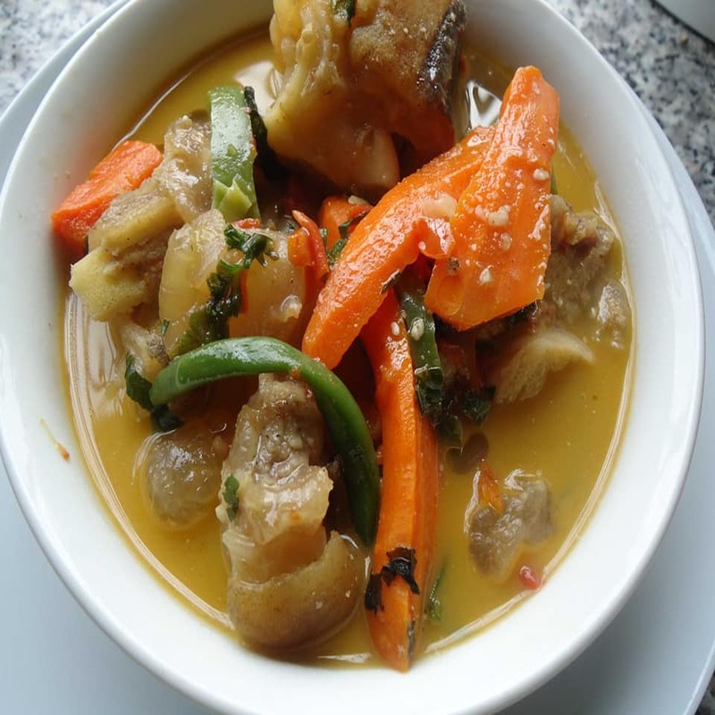 Soupe de patte de bœuf