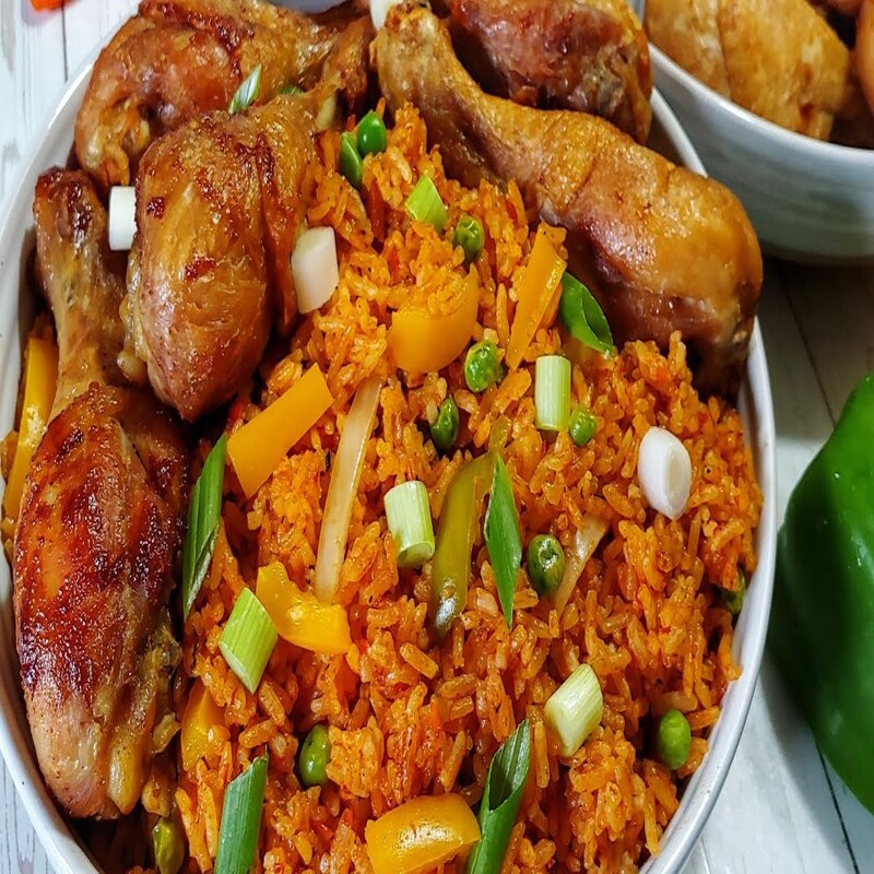 Riz gras au poulet