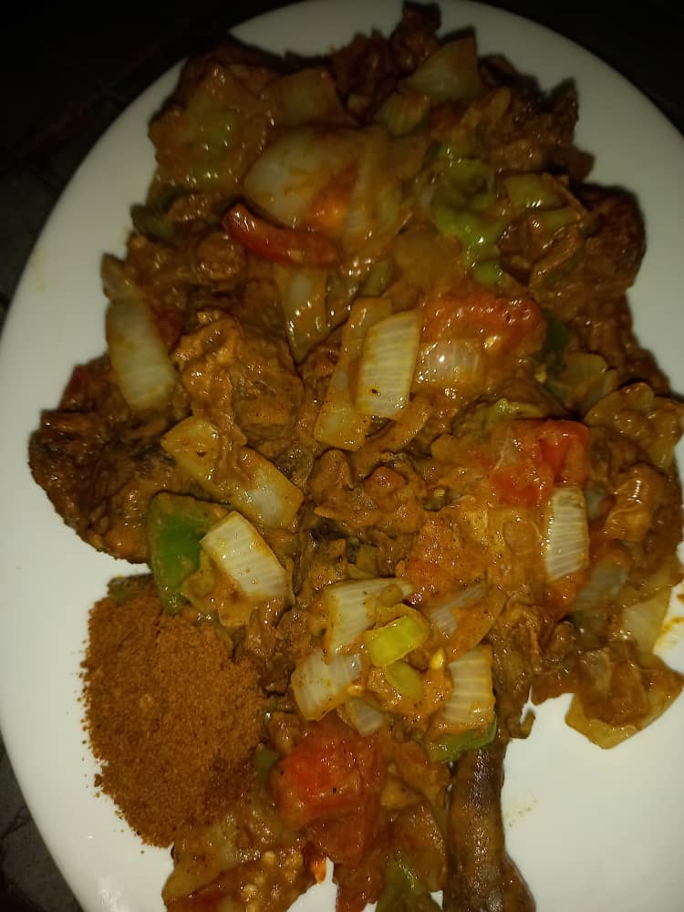 Choukouya de poulet + Attiéké