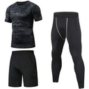 niksa ensemble compression homme tenue sport fitness