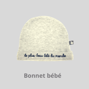 Bonnet bébé en coton