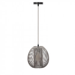 Suspension avec boule filaire grise