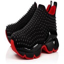 Christian Louboutin spike sock donna basket noire