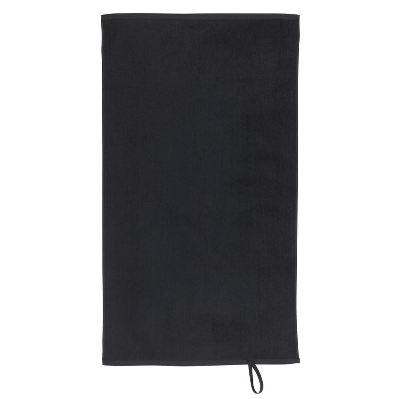 SERVIETTE PETITE FITNESS COTON NOIR