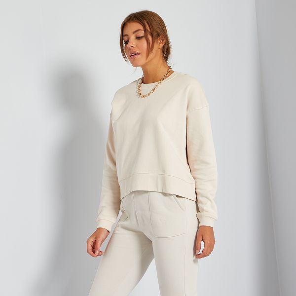 Sweat en molleton Kiabi