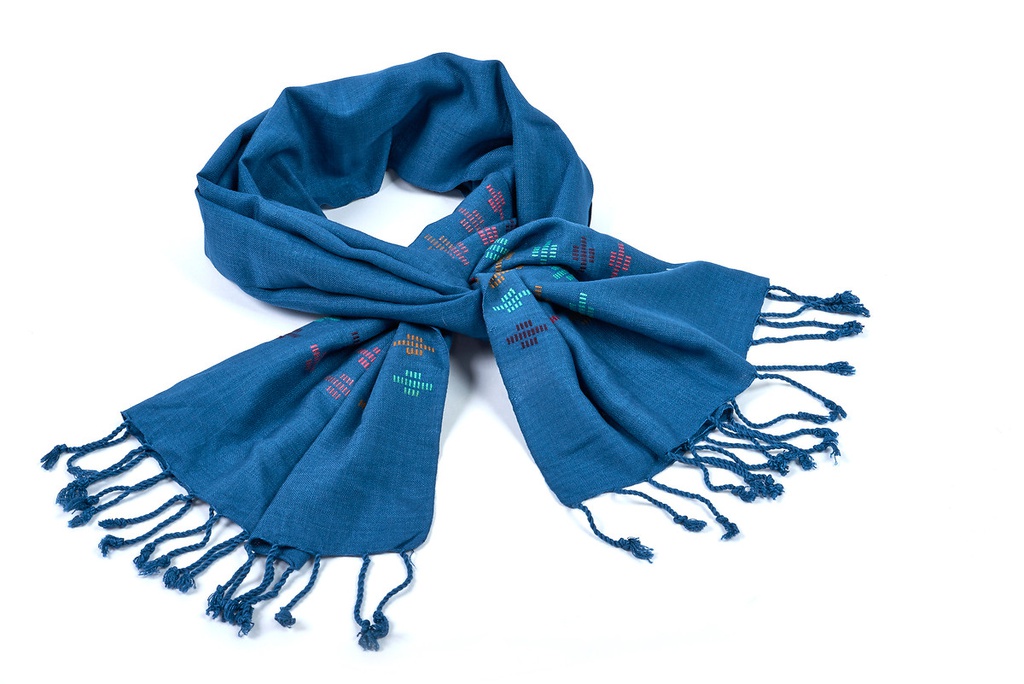 foulard broderie