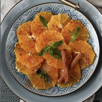 Orange à la cannelle