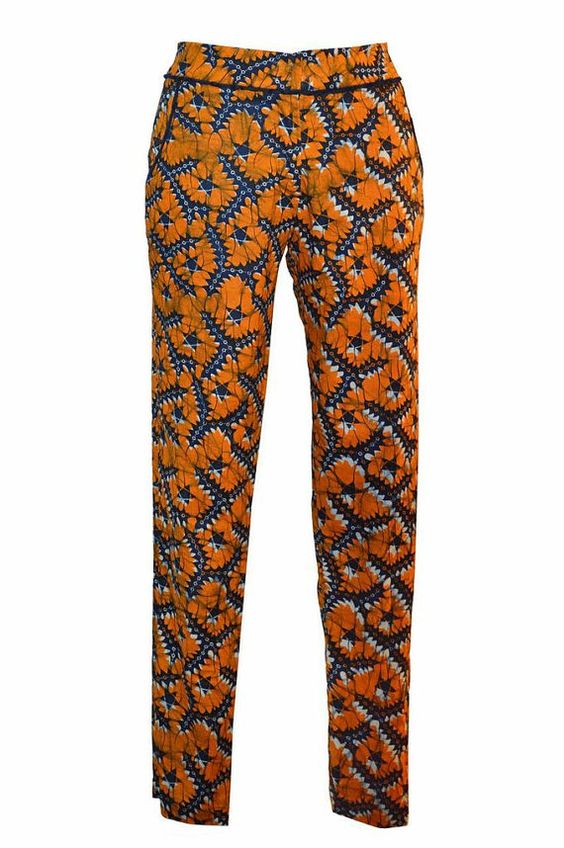Pantalon tissu africain homme
