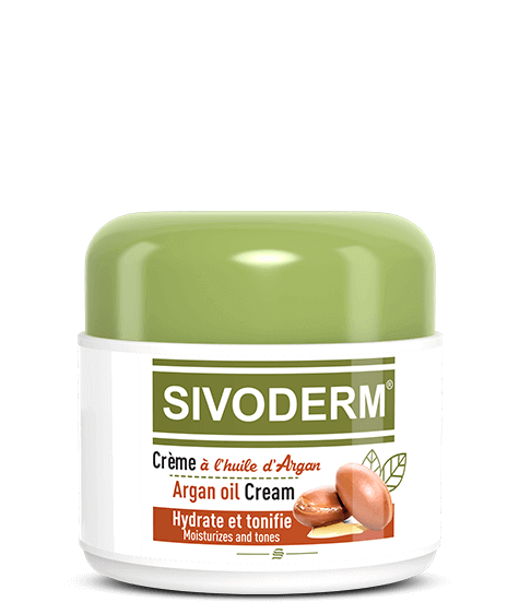 Crème hydratante SIVODERM à l'huile d'Argan Pot de 130ml