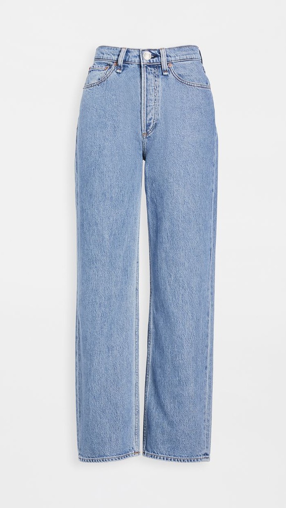 Jeans évasé bleu