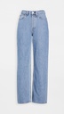 Jeans évasé bleu