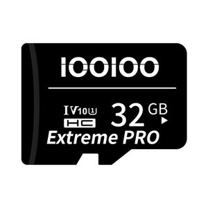 IOOIOO Carte Mémoire 32GB MicmG TF Carte HD U1 Haute Vitesse - Noir