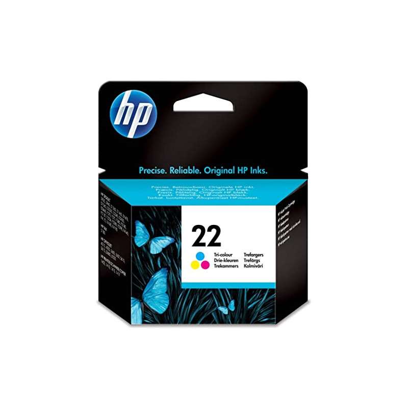 Cartouche HP 22 -tri color/165p/P3940/D2360/D2460/D1530/F4180-C9352AE