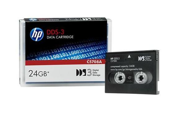 Bande de sauvegarde HP DDS3 24Go 125m C5708A