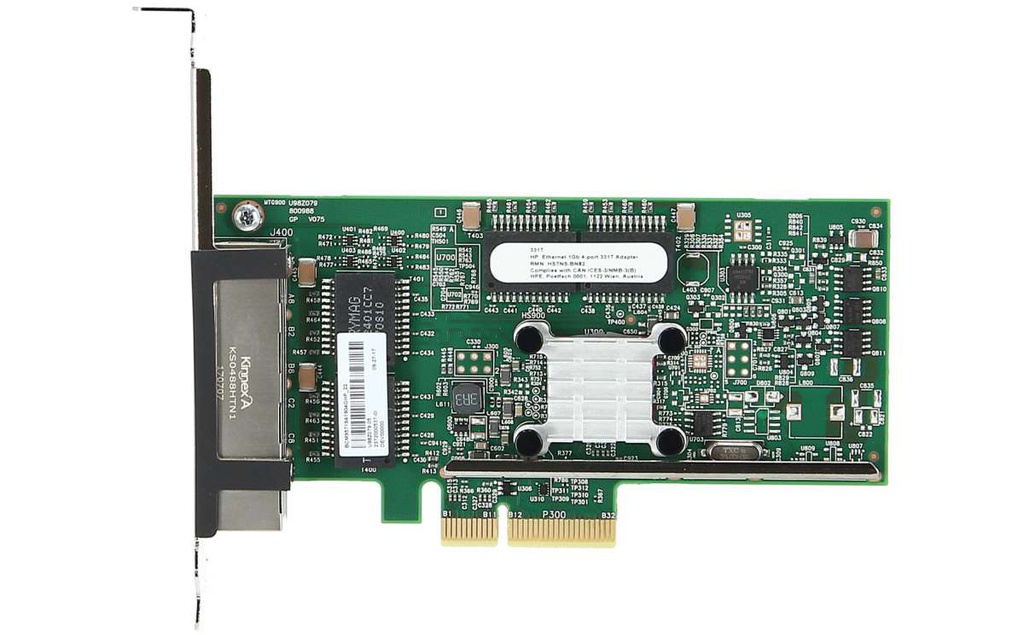 Carte Reseau HPE/4Port GB/331T/350-360-380 -647594-B21