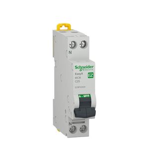 Schneider Electric Disjoncteur Miniature Easy9 1P+N 25A