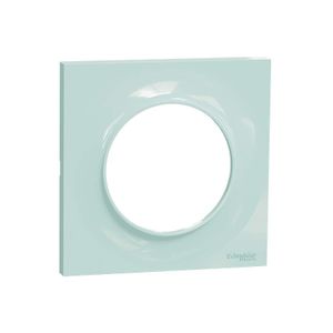 Schneider Electric Plaque 1 Poste Odace Styl - Bleu