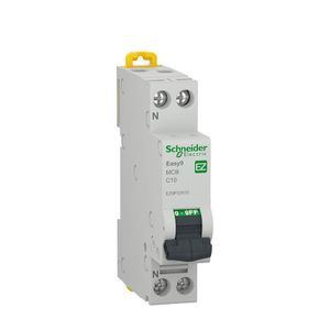 Schneider Electric Disjoncteur Miniature 1P+N 10A 4500A