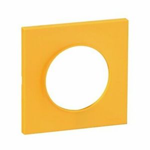 Schneider Electric Plaque 1 Poste Odace Styl - Jaune