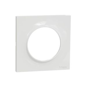 Schneider Electric Plaque 1poste Odace Styl - Blanc
