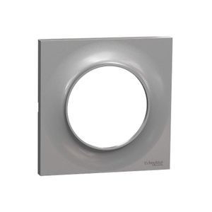 Schneider Electric Plaque 1 Poste Odace Styl - Aluminium
