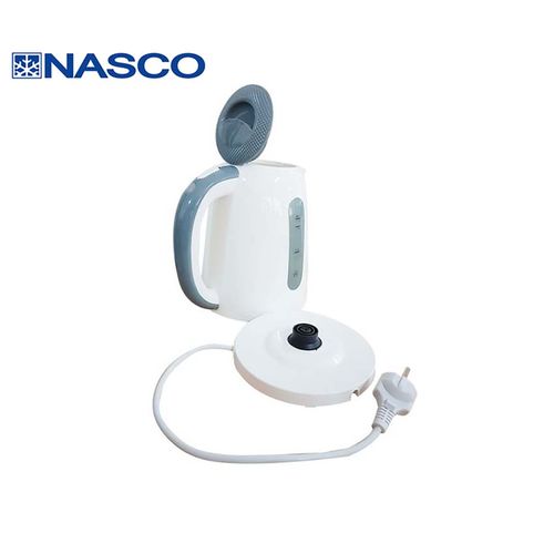 Nasco Bouilloire électrique - KE-1708 - 1.7 Litres – 1850 -2200 W - Plastique - Blanc