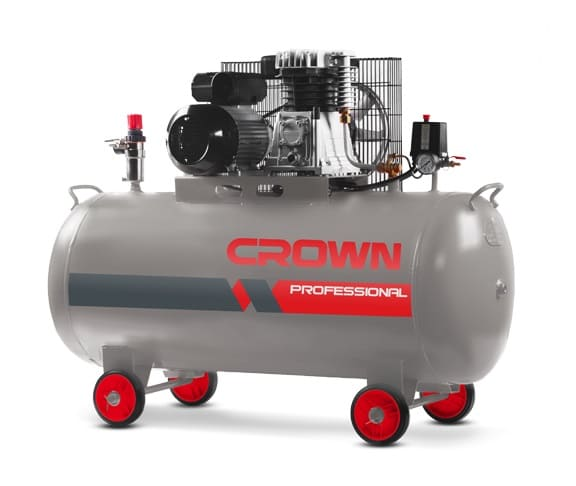 COMPRESSEUR A AIR 100 LITRES 1.5KW 230V-50Hz CROWN REF CT36031