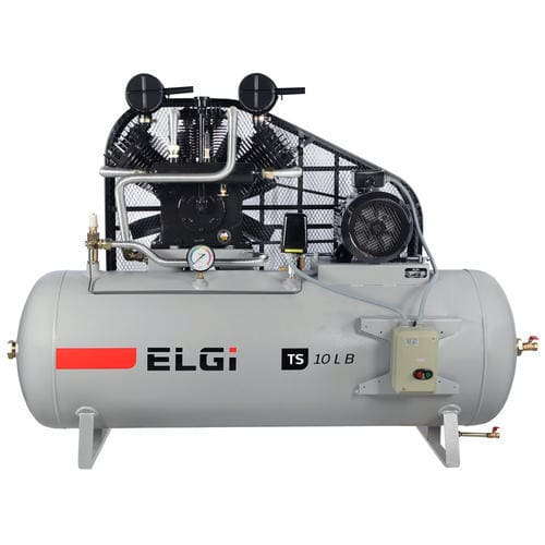 COMPRESSEUR A AIR A PISTON ALTERNATIF TS10 LB 12 TM 420 LITRES 1150W - 10Hp 415V - 50Hz TRIPHASE ELGI REF S02463