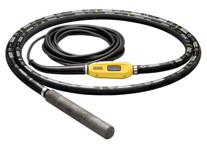 AIGUILLE VIBRANTE A MOTEUR INTERNE 38mm x 0.5m IREN38/042/10 COMPATIBLE AVEC CONVERTISSEUR FUH20 WACKER NEUSON REF 5100008515