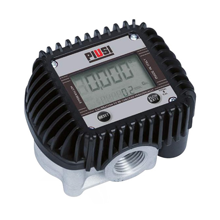 COMPTEUR ELECTRONIQUE A ENGRENAGES OVALES K400 ANTIGEL/DIESEL/HUILE 1-30 l/min 70 BARS PIUSI REF F00484000