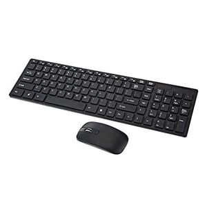 Clavier Et Souris Sans Fil Slim 2.4GHZ - Noir