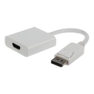 Adaptateur DisplayPort (DP) Vers HDMI Câble Convertisseur Avec Audio - Noir
