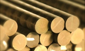 JETS DE BRONZE PLEINS CUSN7 L 50cm DIAM 50mm