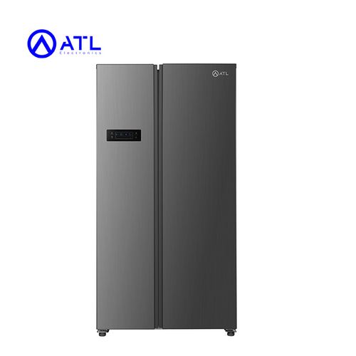 ATL REFRIGERATEUR ATL AMERICAIN - NO FROST - 442L - 02 PORTES - INOX - GRIS