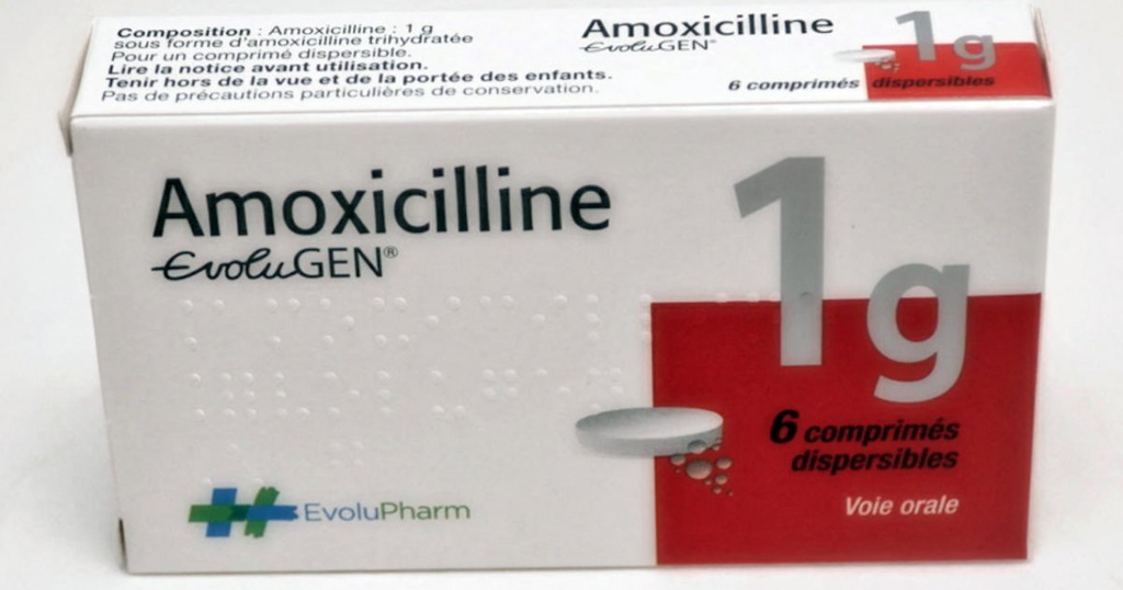 Amoxicilline eg 1 g prix