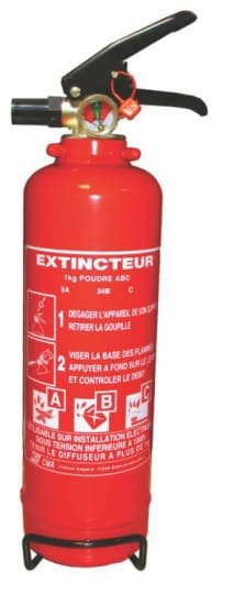 EXTINCTEUR A POUDRE 1 KG ABC FLY1 REF 49710101E ( EXTINCTEUR A POUDRE )