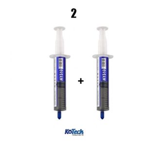 2x Seringues De Pate Thermique 30g HY510 Pour CPU GPU Processeur Dissipateur - Gris
