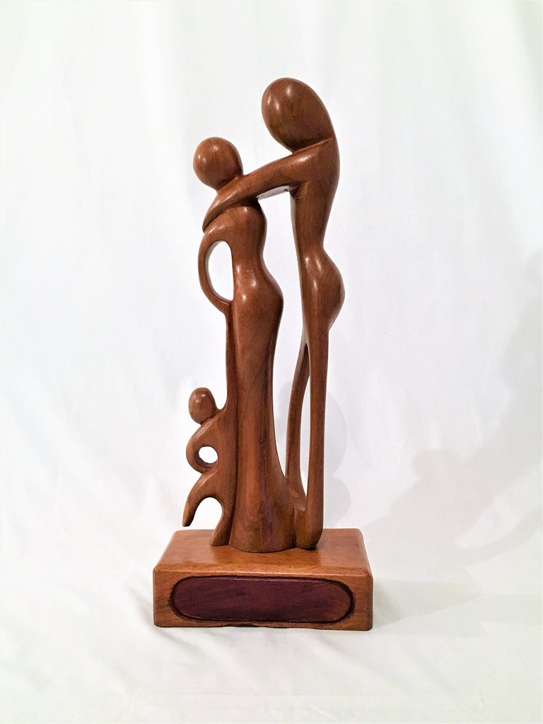 Sculpture Bois La Familles