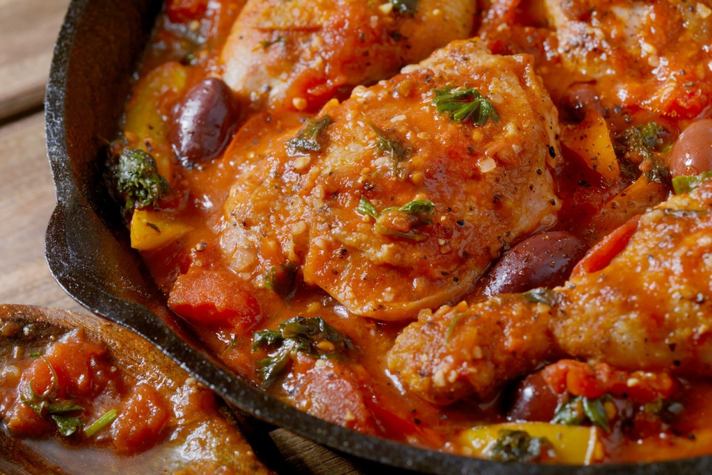 Poulet sauté