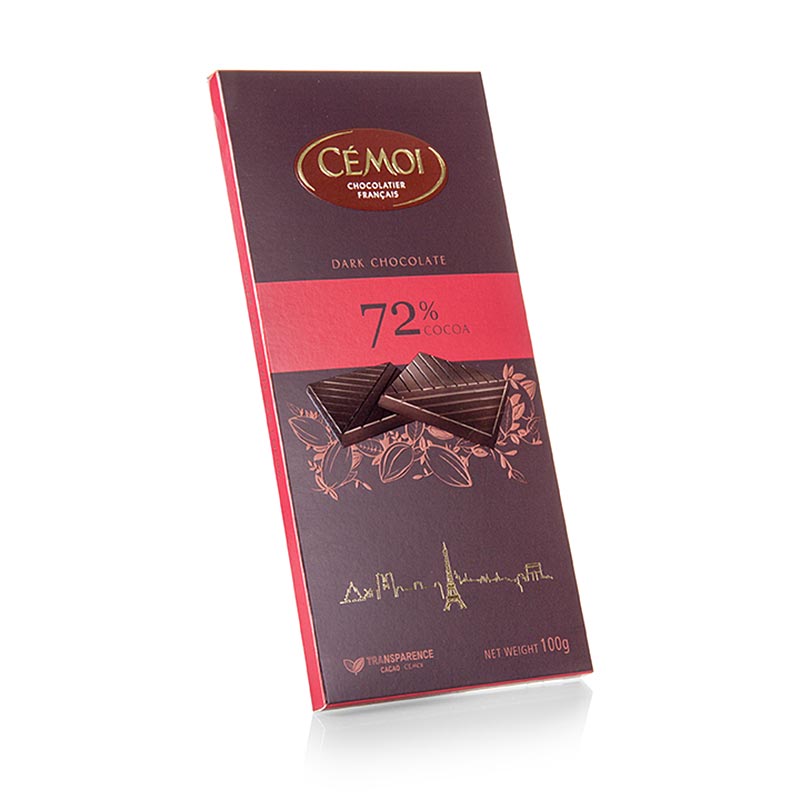 100G NOIR 72% CEMOI EXP X17 100G x 17