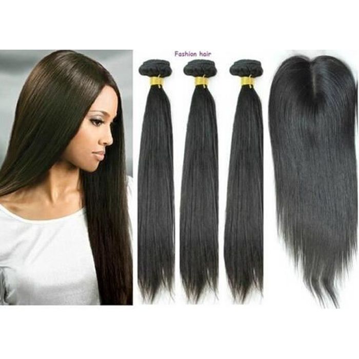 Tissage avec Closure + Shampoing