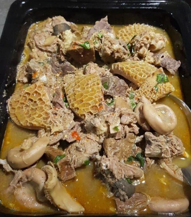 Sauce claire tripes de bœuf