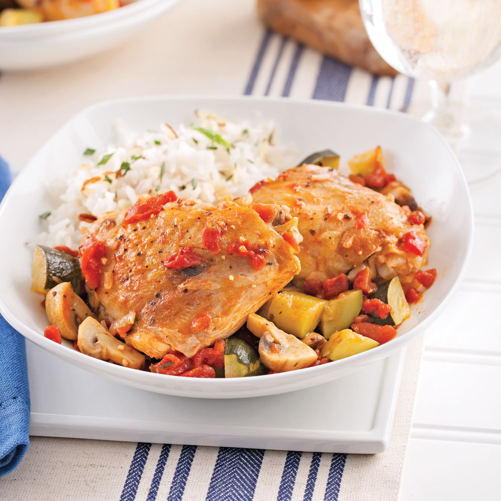 Sauce légume au poulet