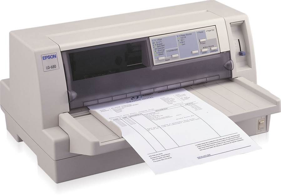 Imprimante Matricielle EPSON LQ-680 Pro/24 aiguilles/106c -C11C376125