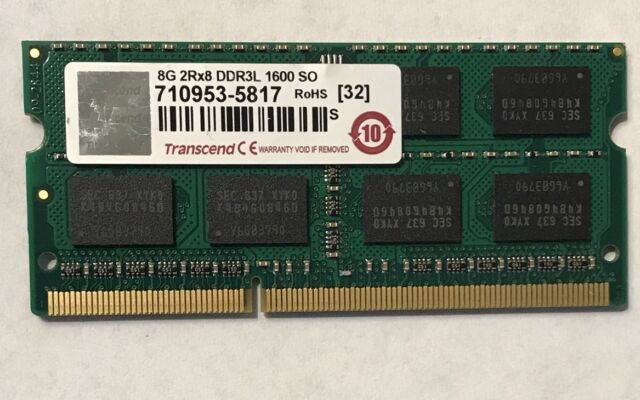 Barrette RAM TRANSCEND 4GB/DDR3L/1600/SO-DIMM/IP100-TS512MSK64W6H