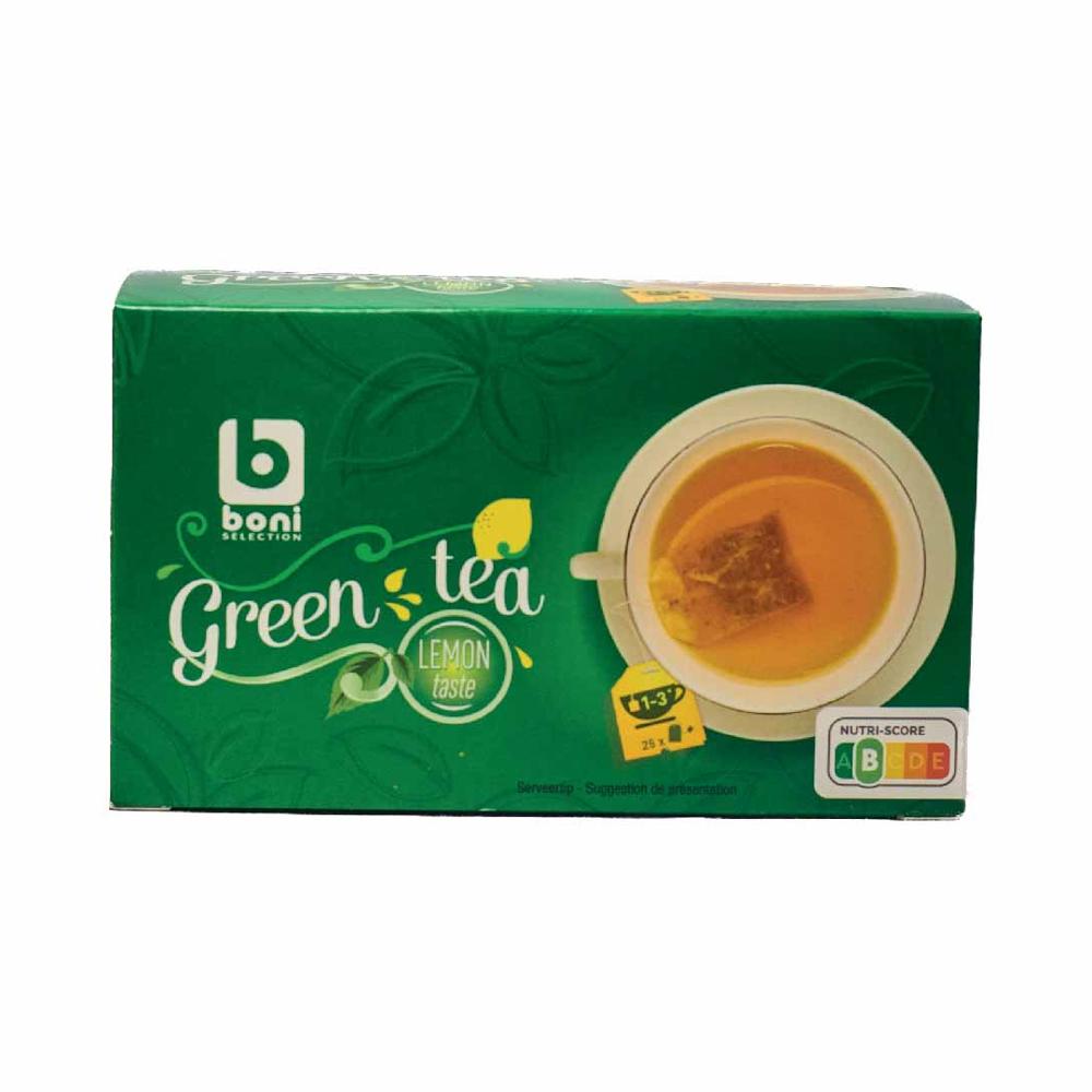 BONI THÉ GREEN TEA LEMON 25PC