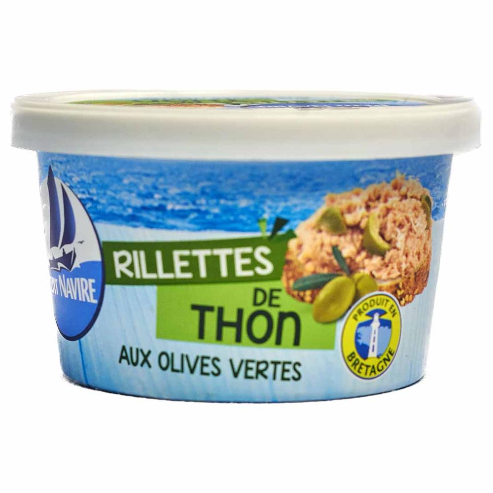 Rillettes de thon aux olive verte 125g