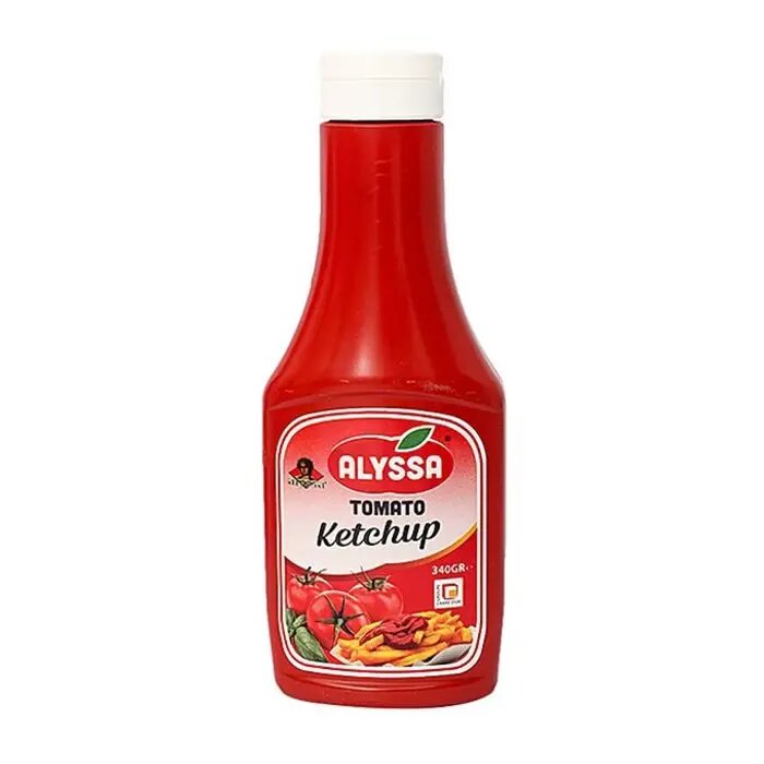 KETCHUP ALYSSA BOUTEILLE PLASTIC 340G