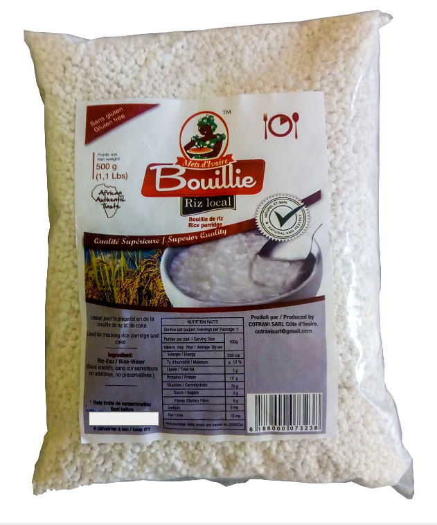 BOUILLIE DE RIZ 500G COTRAVI